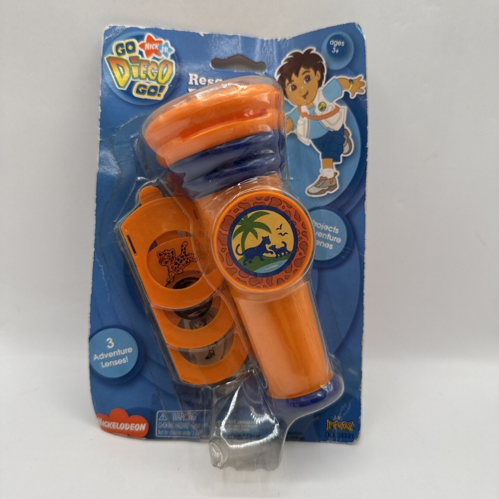 New Nick JR Go‎ Diego Go Rescue Flashlight 2008 Imperial Viacom Nickelodeon